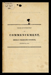 Oberlin Collegiate Institute Commencement 1841