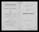 Oberlin College Commencement 1868 by Oberlin College