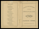 Oberlin College Commencement 1876 by Oberlin College