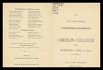 Oberlin College Commencement 1894