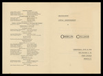 Oberlin College Commencement 1898