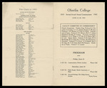 Oberlin College Commencement 1905