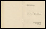 Oberlin College Commencement 1907
