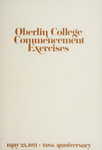 Oberlin College Commencement 1971
