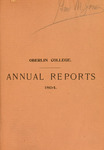 Annual Reports 1894 by Oberlin College