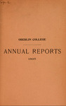 Annual Reports 1895 by Oberlin College
