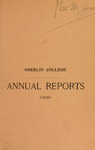 Annual Reports 1896 by Oberlin College