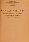 Annual Reports 1902-1903 by Oberlin College