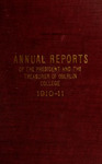 Annual Reports 1910-1911 by Oberlin College