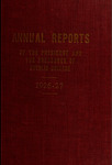 Annual Reports 1926-1927 by Oberlin College