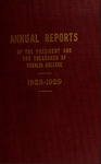 Annual Reports 1928-1929 by Oberlin College