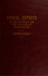 Annual Reports 1933-1934 by Oberlin College
