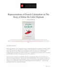 Representations of French Colonialism in the Story of Babar the Little Elephant