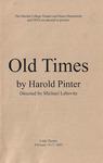 Old Times (2002) by Harold Pinter